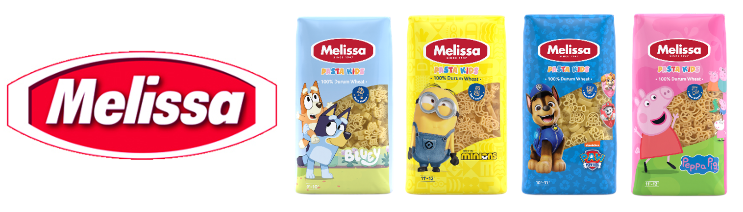 Melissa Pasta Kids Bluey Minnions Paw Patrol Chase Peppa Pig